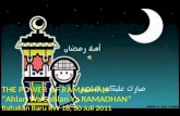 The Power of Ramadhan