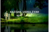 KAIDAH USHULIYAH