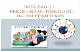 5.2 Penggunaan Teknologi Dalam Pengajaran