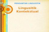 Linguistik Kontekstual
