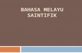 Bahasa Melayu Saintifik
