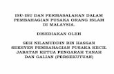 Isu-Isu Dan Permasalahan Dalam Pembahagian Pusaka Orang Islam Di Malaysia. Utk Portal