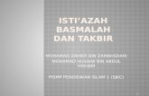 Isti_azah Dan Basmalah Dan Takbir