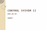 Control Sysyem Ii_robot