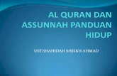 Al quran dan assunnah panduan hidup oleh Ustazah Shahidah Sheikh Ahmad