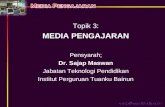 Topik 3   media pengajaran