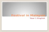 Festival in Malaysia