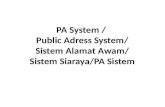 Pa system 2012