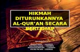 Hikmah diturunkannya al-Qur'an secara bertahap