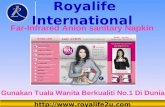 E-Royalife Anion Tuala Wanita Pencegahan kanser rahim-- Punca kanser rahim dan berbagai penyakit wanita dengan memakai tuala wanita ber abestos