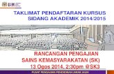 20140813 Taklimat Pendaftaran SK 2014-15 4-tahun 124 unit