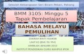 BMM 3105; Tapak pengajaran (M5)