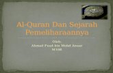 Al Quran dan Sejarah Pemeliharaannya