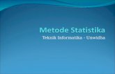 Metode statistika