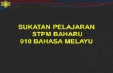Taklimat Sukatan Pelajaran Bahasa Melayu STPM Baharu : Penggal 1