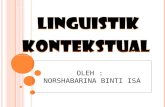 Linguistik kontektual (shabarina)