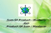 Sum of product dan product of sum