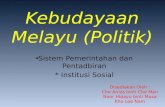 Kebudayaan melayu (politik) dan bidang sosial (full)