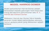 Ekonomi - Model Harrod-Domer