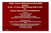 Hasanuddin rachman putusan mk no 012  i 2003 dan no 115 puu rakerkonas 2011