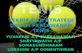 teknik dan strategi dalam perlawanan tenis