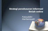 Strategi penelusuran informasi ilmiah online