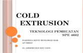 penyemperitan sejuk/cold extrusion