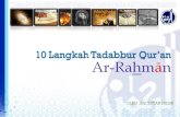 10 Langkah Tadabbur Al Qur'an by Ustadz Bachtiar Nasir