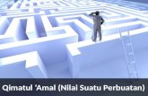 Qimatul Amal (nIlai suatu perbuatan)
