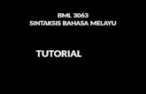 Bml 3063 tutorial
