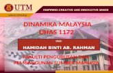 Dinamika Malaysia - Masyarakat multi etnik di malaysia [hamidah[k] 2011