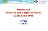 Peperiksaan Amali Berpusat Sains (Fizik) SPM 2015
