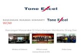 Tone excel community latest presentation bahasa malaysia