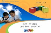 Slot 2 & 3: Sistem Unit, CPU & Ingatan