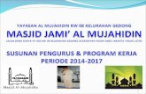 Susunan Pengurus & Program Kerja Masjid Al-Mujahidin 2014-2017