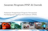 Sasaran Program PPSP di Daerah