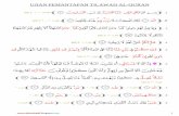 Risalah Al-Quran 074 Ujian Pemantapan Tilawah Al- Quran ( RUMUS PENTING AL-QURAN )