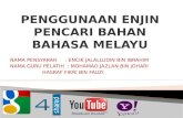 Penggunaan Enjin Pencari Bahan B.Melayu