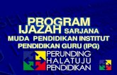 Program Ijazah Sarjana Muda Perguruan - IPG
