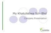 My Khatulistiwa Sdn Bhd Company Presentation