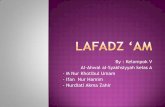 Lafadz ‘am