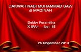 Dakwah nabi muhammad saw di madinah oleh Debby Feramitha