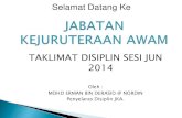 Presentation  Taklimat Disiplin Sesi Jun 2014