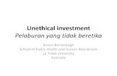 Dr.simon barraclough unethical investment