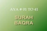 Surah baqarah 01 to 40