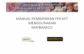 Manual pembayaran fpx kpt maybank2 u