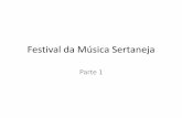Festival da música sertaneja parte 1