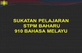 Taklimat Sukatan Pelajaran  Bahasa Melayu STPM Baharu : Penggal 3
