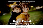 Single parent, tantangan atau kegagalan