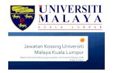 Jawatan Kosong Universiti Malaya Terkini